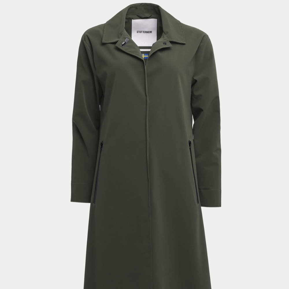 Hornstull Matte Long Raincoat